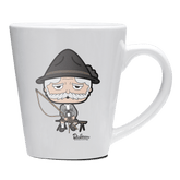 Da Oid Sinzer Goasslschnoizer Keramik Kaffeetasse 200ml Weiss Herzogstand Front